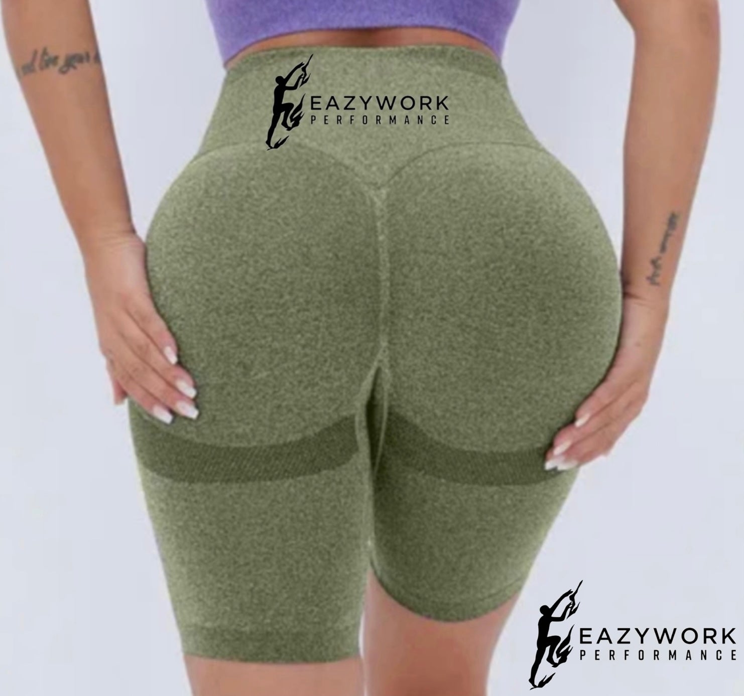 ZAAYO Dames sportleggings scrunch workout leggings compressie butt lifting middelhoge taille 26 inch naadloze V-rug yogabroek, S ZAAYO Dames sportleggings scrunch workout leggings compressie butt lifting middelhoge taille 26 inch naadloze V-rug yogabroek, S